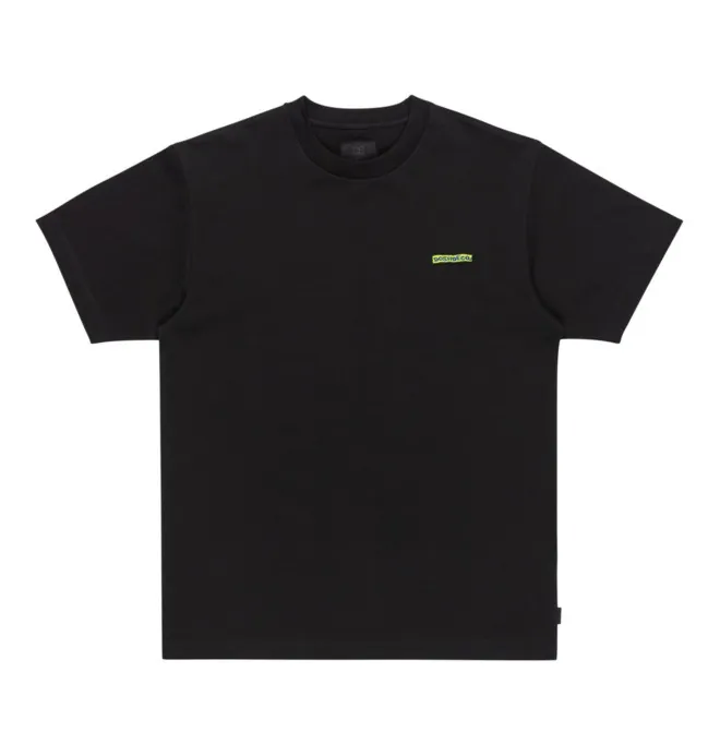 Patch It - Camiseta de manga corta para hombre - Camiseta de manga corta Negro hombre