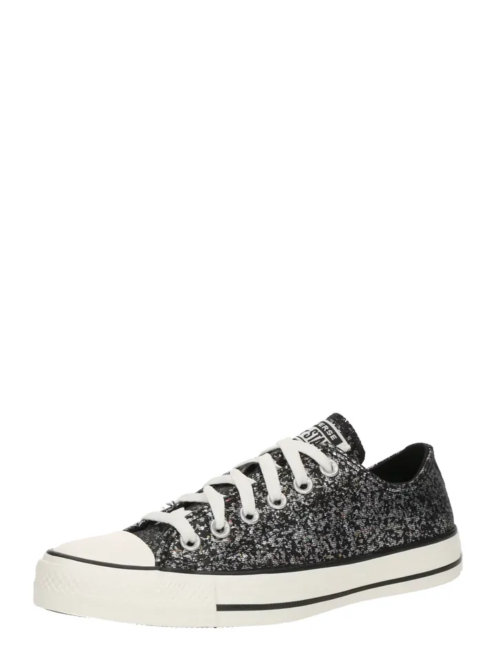 CONVERSE Zapatillas deportivas bajas 'CHUCK TAYLOR ALL STAR'  negro / plata