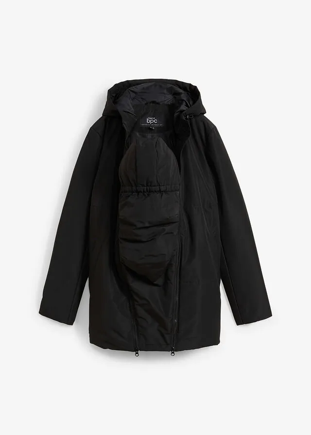 Chaqueta funcional premamá, 3 en 1, ligeramente guateada y con función de porteo
