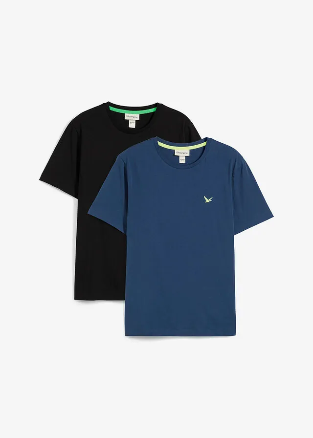 Camiseta de algodón orgánico puro (2 unidades)