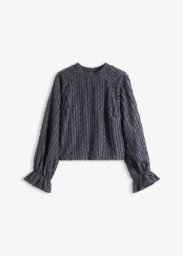 Blusa de material estructurado