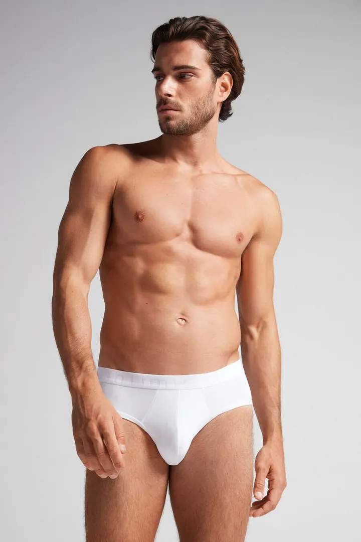 Intimissimi Calzoncillos de microfibra tipo slip Hombre Azul Tamaño 38
