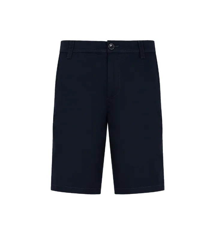 A|X Armani Exchange para hombre. 8NZS42ZN1RZ1583 Bermudas Solid marino (28), Casual, Algodón