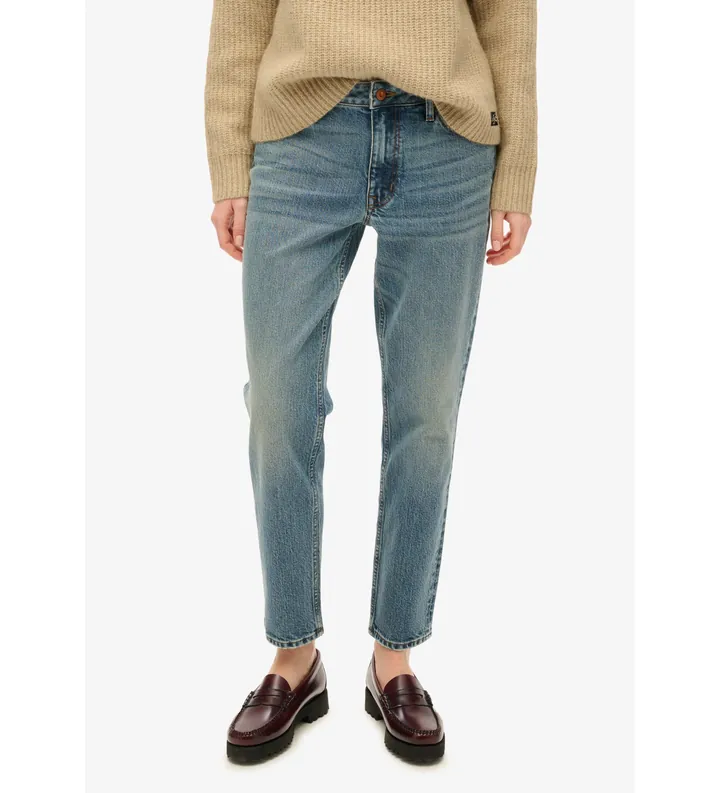 Superdry para mujer. W7010968A Jeans Vintage azul (26/30), Casual, Algodón, Denim
