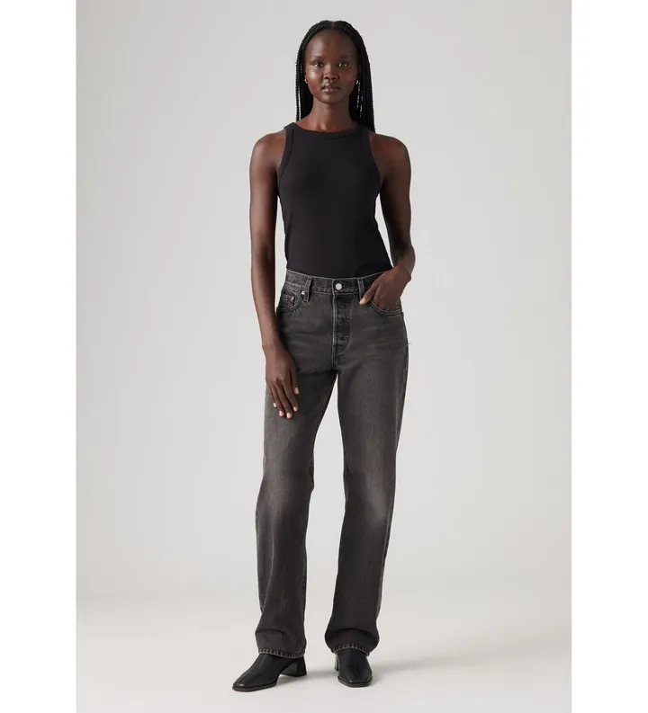 Levi's para mujer. A1959-0078 Jeans 501 '90s negro (24/32), Casual, Algodón, Denim