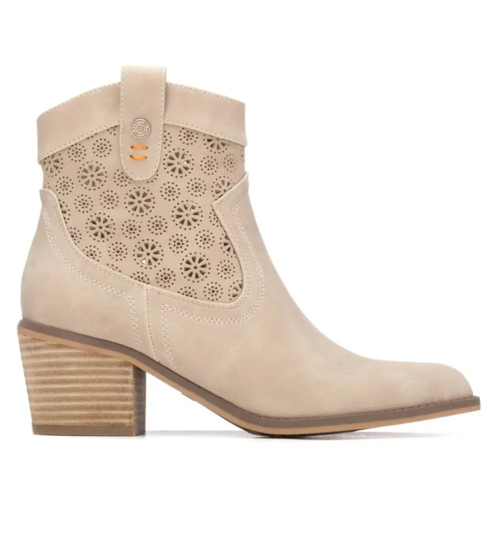Refresh para mujer. 17515002-BEIGE Botines 175150 beige (37), Marrón, 3 a 5cm, Cremallera, Casual