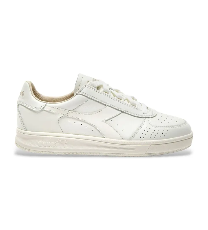 Diadora unisex. 201181586 Zapatillas B.Elite '84 Italia blanco (36), Piel, Plano, Cordones, Casual