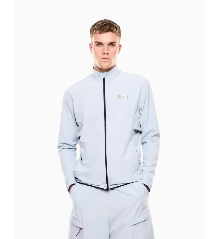 EA7 para hombre. 7M001374_AF13392 Chaqueta Ventus 7 M Azul (3XL), Clásico, Poliéster, Manga larga