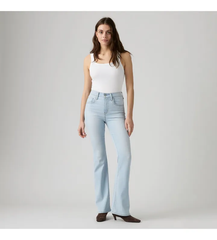 Levi's para mujer. A3410-0204 Jeans 726 HR flare azul (24/32), Casual, Algodón, Denim