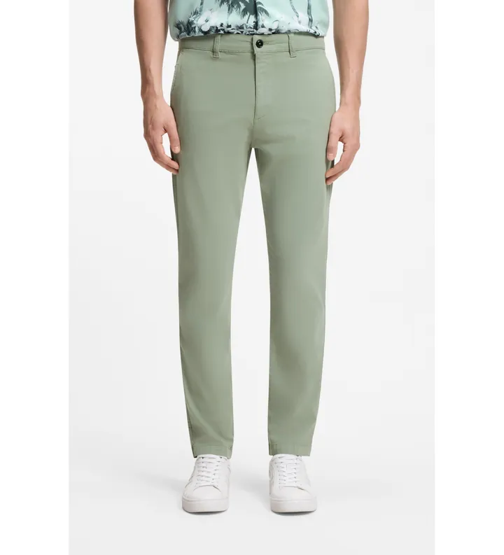 BOSS para hombre. 50559286 Pantalón Chino Tapered verde (30/32), Casual, Algodón