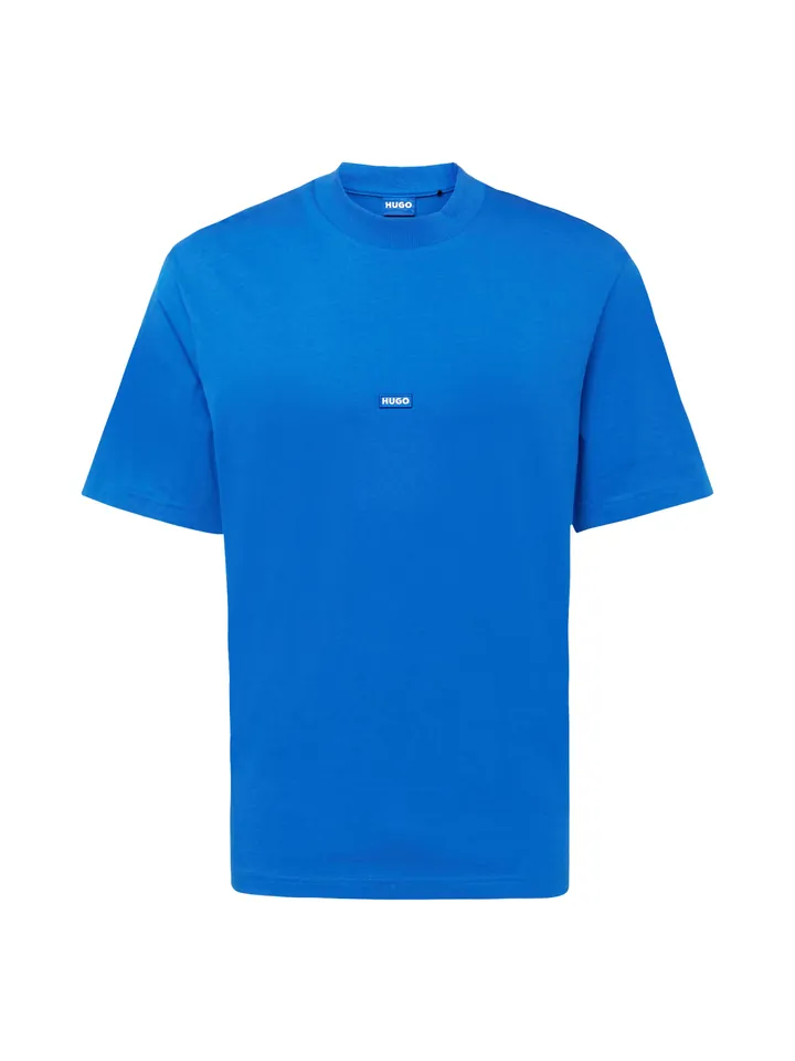 HUGO Camiseta 'Nieros' azul real / offwhite