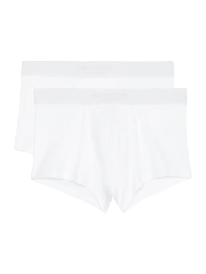 Marc O'Polo Calzoncillo boxer ' Iconic Rib '  blanco