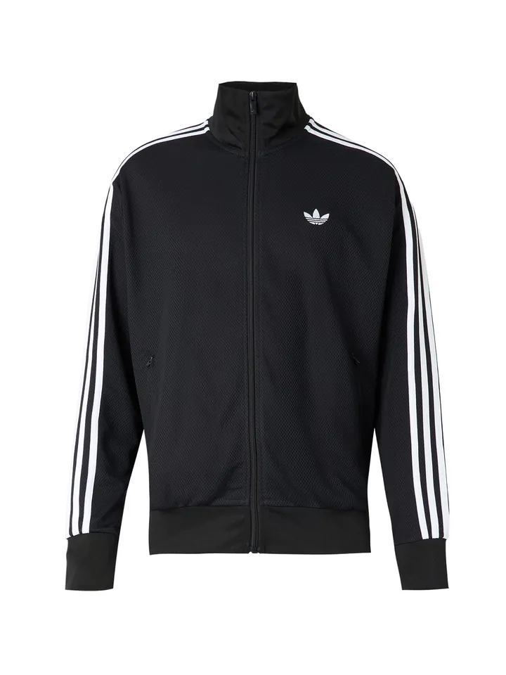 ADIDAS ORIGINALS Sudadera con cremallera 'Firebird Adicolor'  negro / blanco