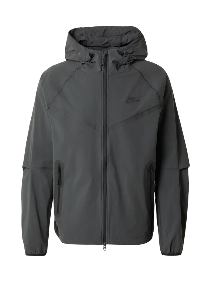 Nike Sportswear Chaqueta de entretiempo  gris oscuro / negro