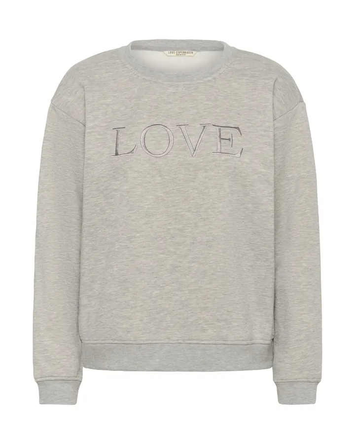 Love Copenhagen Sudadera  gris claro
