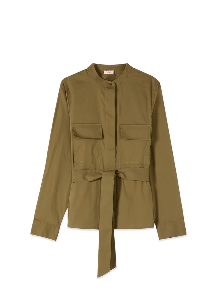 oltre Blusa  verde hierba