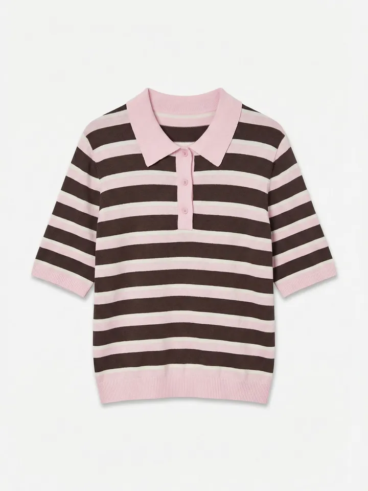 VERO MODA Jersey 'WOLINE' marrón / rosa