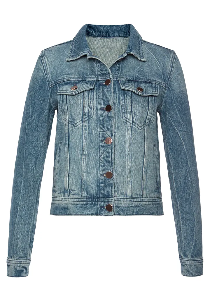 LASCANA Chaqueta de entretiempo  azul denim