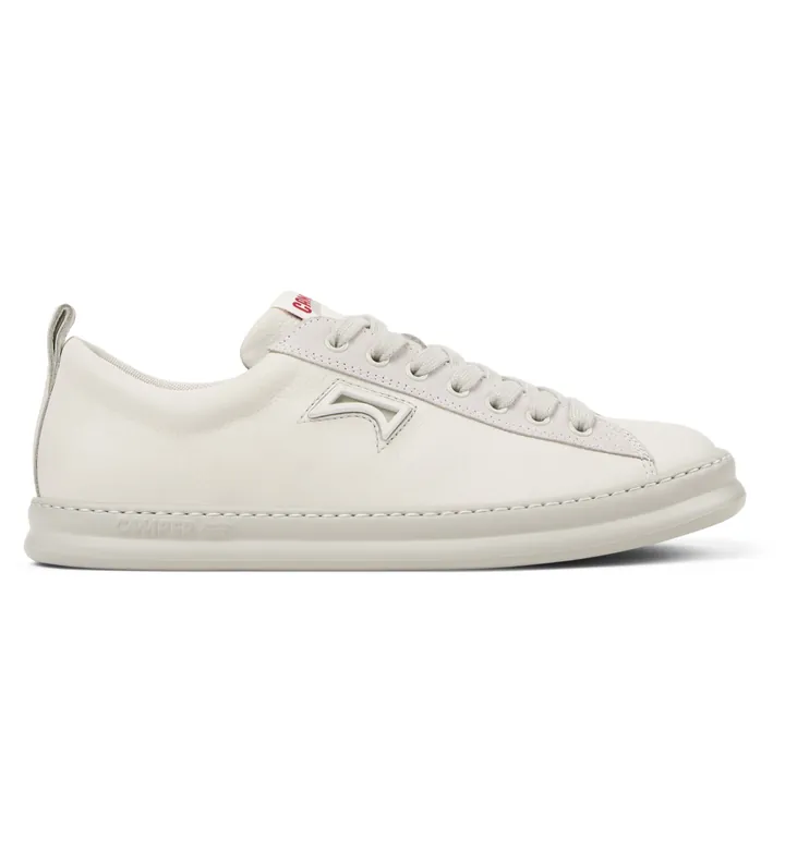 Camper para hombre. K101052-003 Zapatillas de piel Runner Four blanco (39), Plano, Cordones, Casual