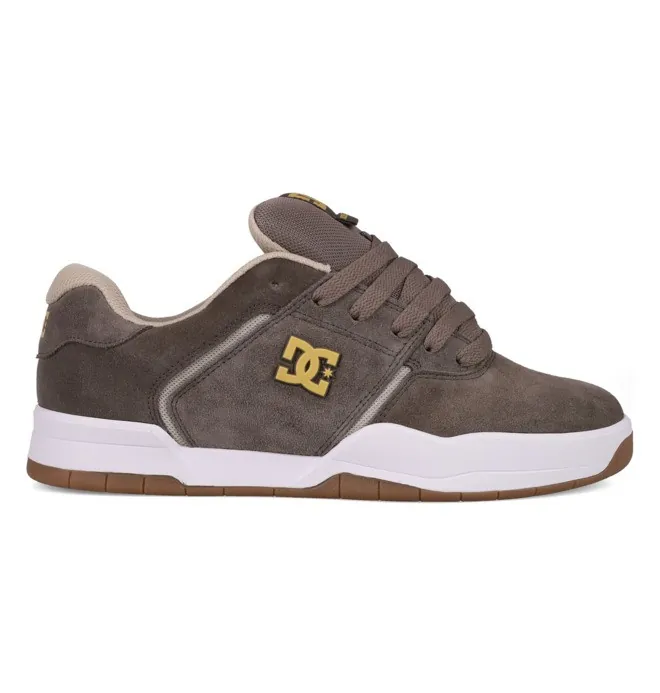 Central - Zapatillas de piel Verde hombre