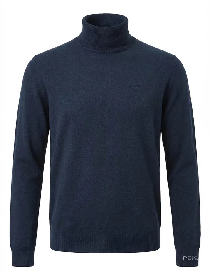 Pepe Jersey 'ANDRE TURTLE NECK' navy