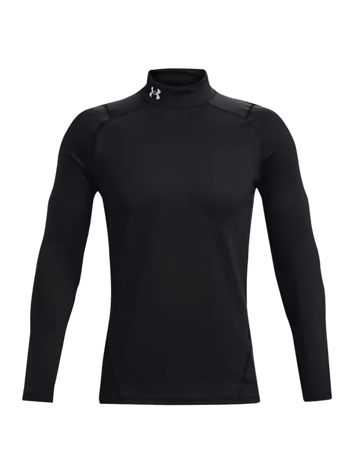 UNDER ARMOUR Camiseta térmica negro / blanco