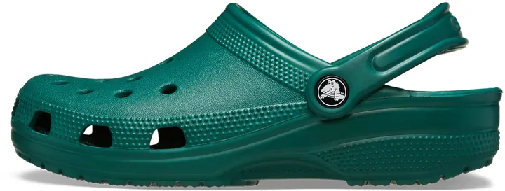 Crocs Zuecos verde oscuro