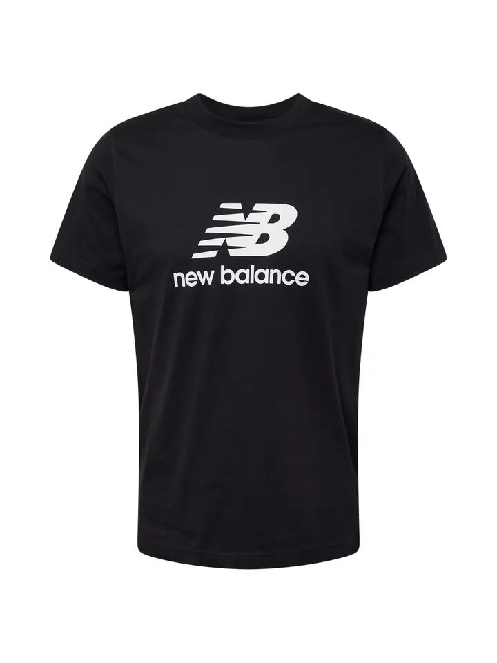 new balance Camiseta negro / blanco