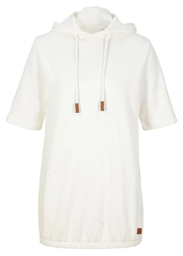 Sudadera de mezcla de algodón con capucha