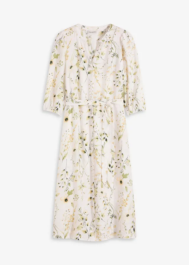 Vestido camisero estampado