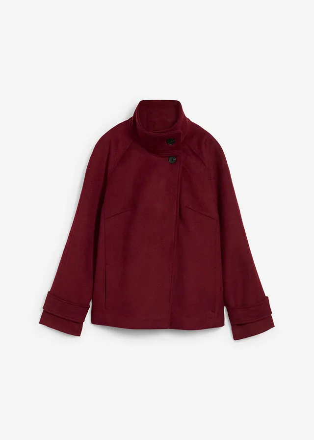 Chaqueta con suave contenido de lana