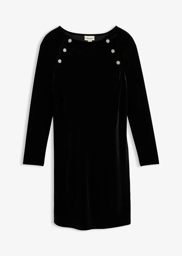 Vestido premamá/de lactancia 2 en 1 de terciopelo suave