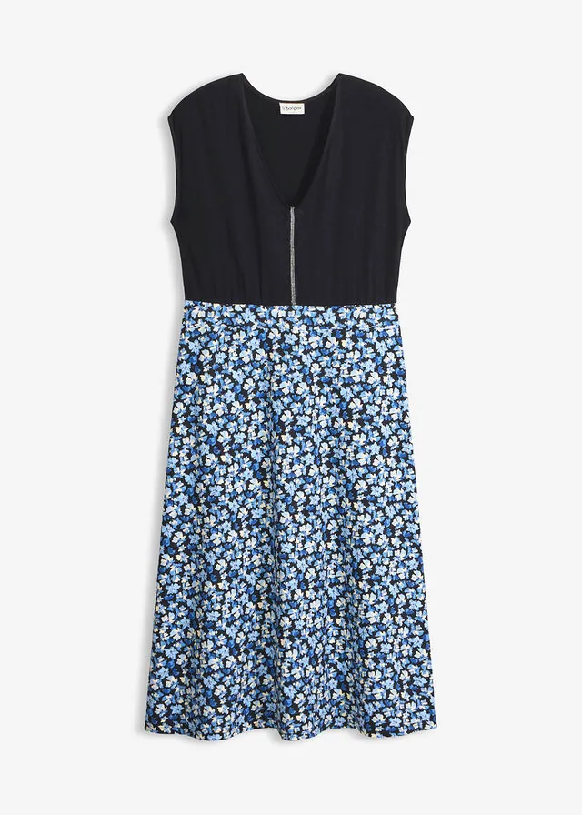 Vestido midi de punto de mezcla de viscosa