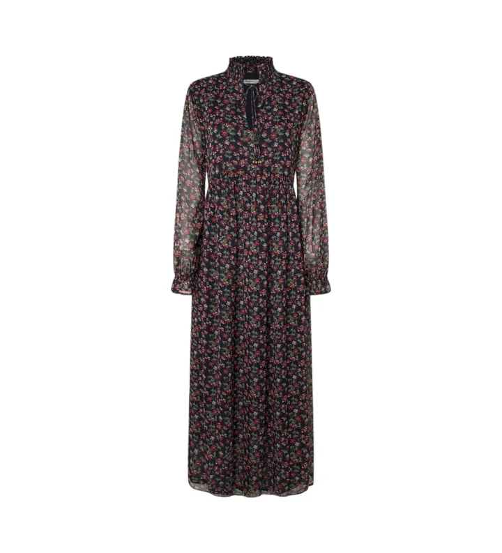 Pepe Jeans para mujer. PL953602 Vestido Kimberly marino (L), Casual, Poliéster, Manga larga