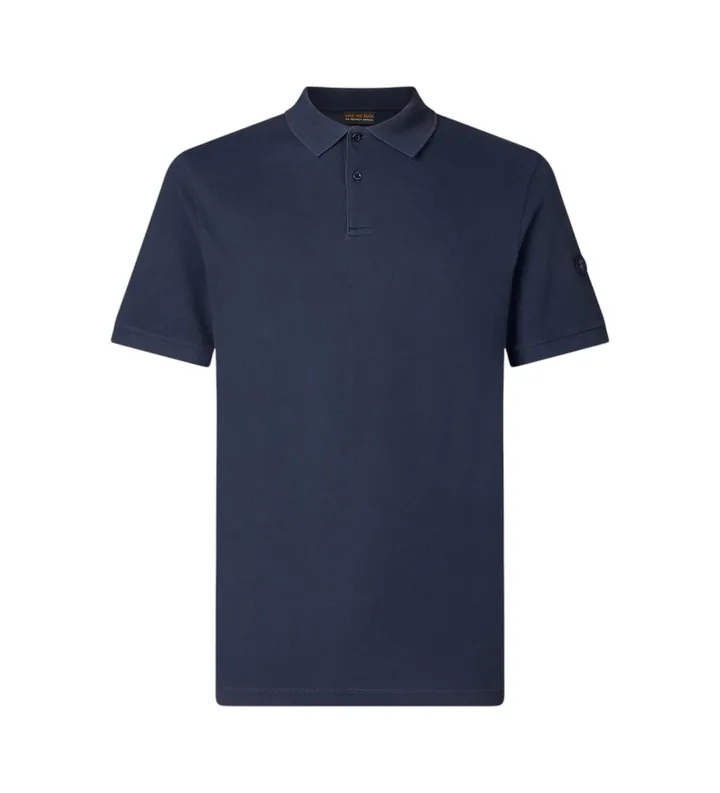 Save The Duck para hombre. DR1742M-BATE20 Polo Orio marino (S), Casual, Algodón, Manga corta