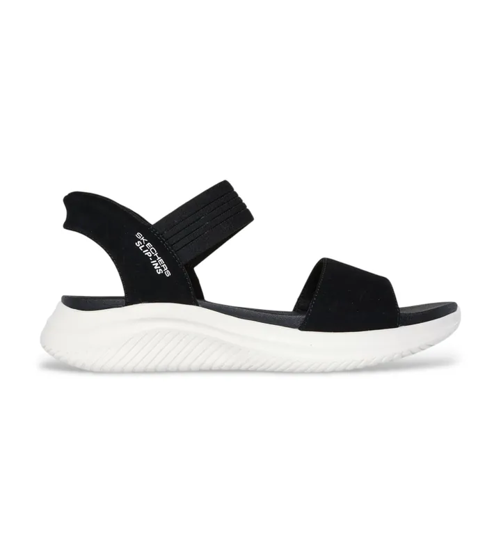 Skechers para mujer. 119804 Sandalias Slip-ins Ultra Flex 3.0 Summerville negro (38), 3 a 5cm, Ninguno, Casual