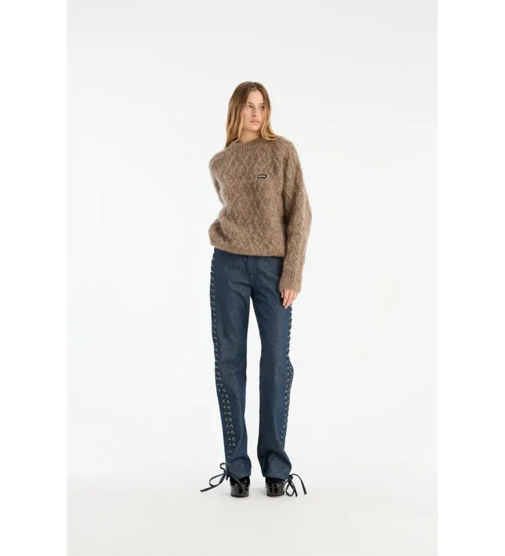 Rotate para mujer. 114584D03 Jeans Rotta Lazo azul (26), Casual, Denim, Algodón Orgánico, Sostenible