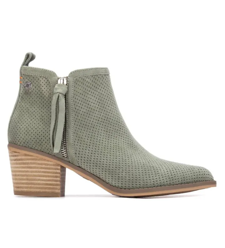 Refresh para mujer. 17515103-AQUA Botines 175151 verde (36), 3 a 5cm, Cremallera, Casual