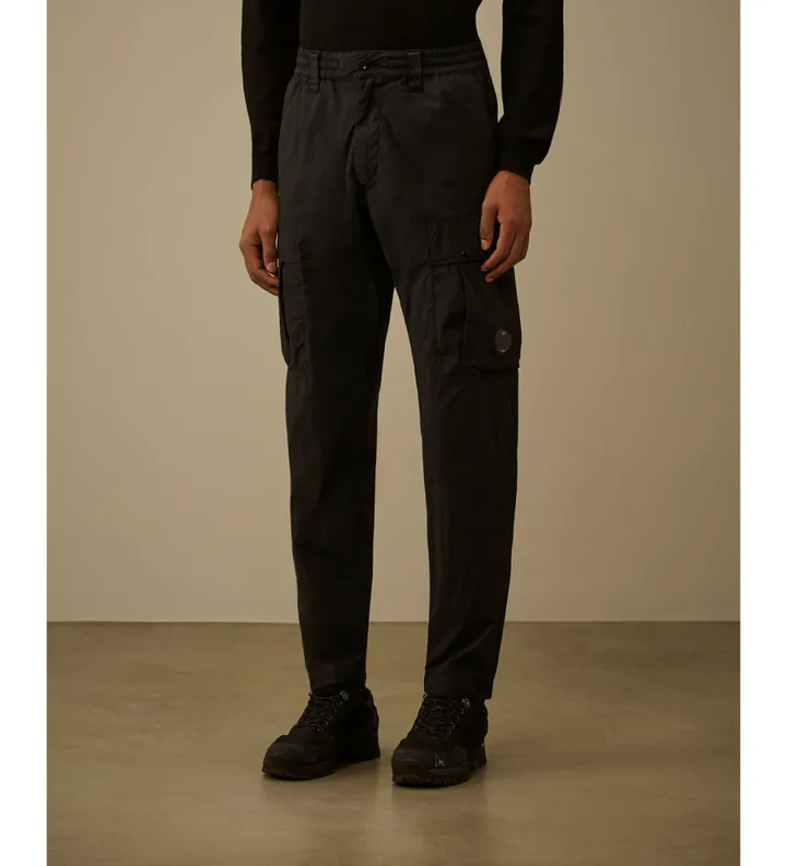 C.P. Company para hombre. 20CMPA255A006439G Pantalón Cargo 50 Fili negro (48), Casual, Algodón