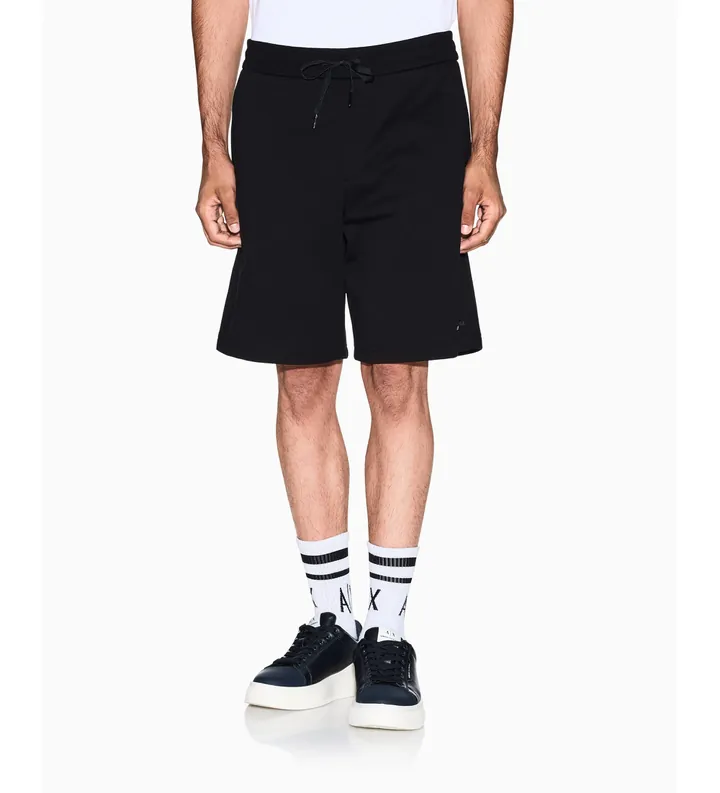 A|X Armani Exchange para hombre. XM001300AF20934UC001 Shorts Sobre Tono negro (L), Casual, Algodón