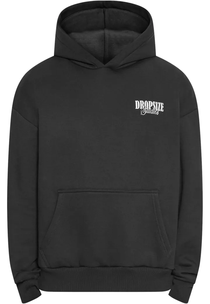 Dropsize Sudadera  negro / blanco