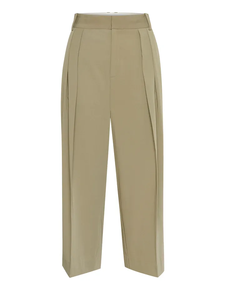 InWear Pantalón plisado 'Natalya'  oliva