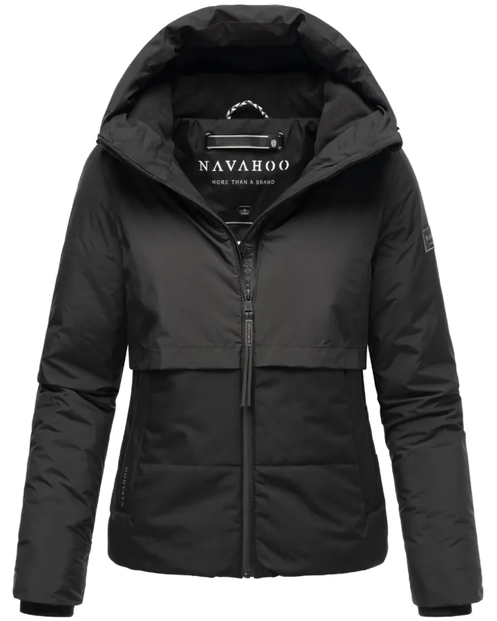 NAVAHOO Chaqueta funcional 'Liebesküken XIV' negro