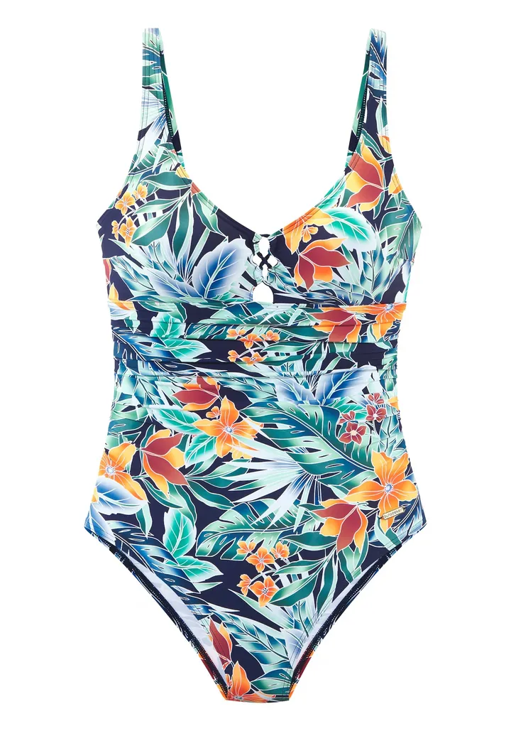 SUNSEEKER Traje de baño marino / menta / naranja oscuro / arándano