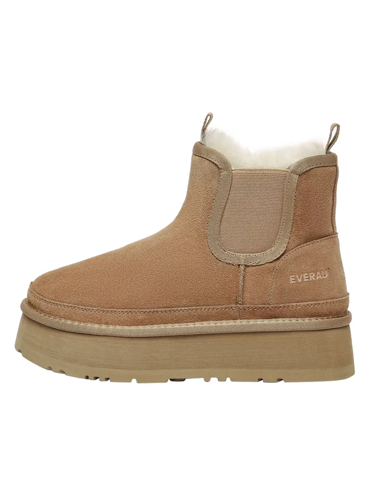 Everau Botas Chelsea 'Shoveler' marrón castaño