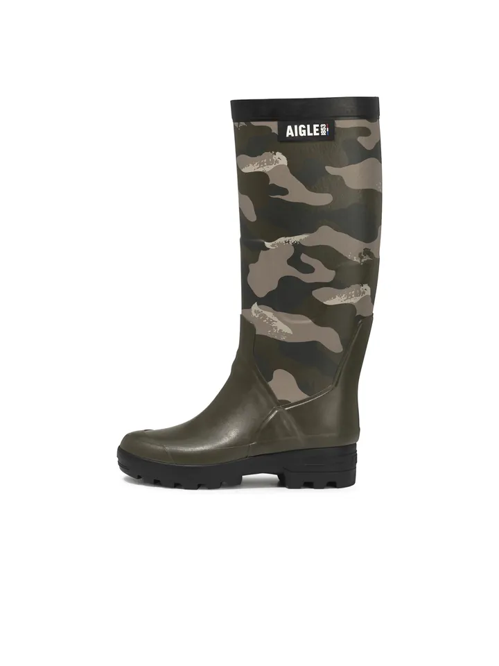 AIGLE Botas de lluvia 'Benyl' caqui / oliva / pino