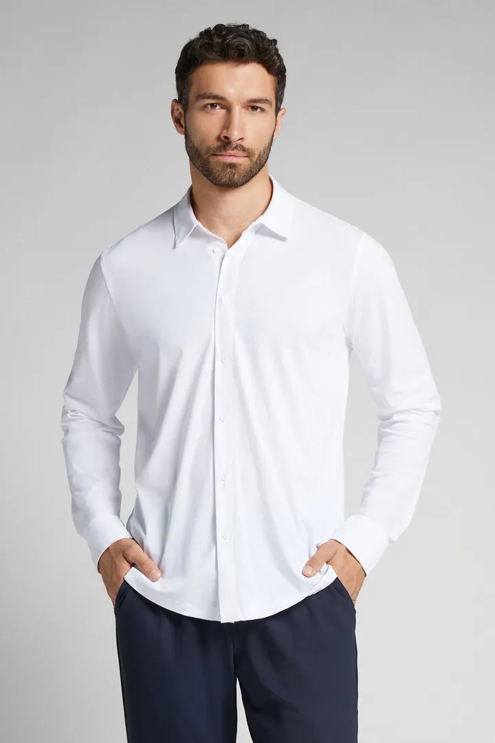 Intimissimi Camisa No Iron de hombre Hombre Azul Tamaño L