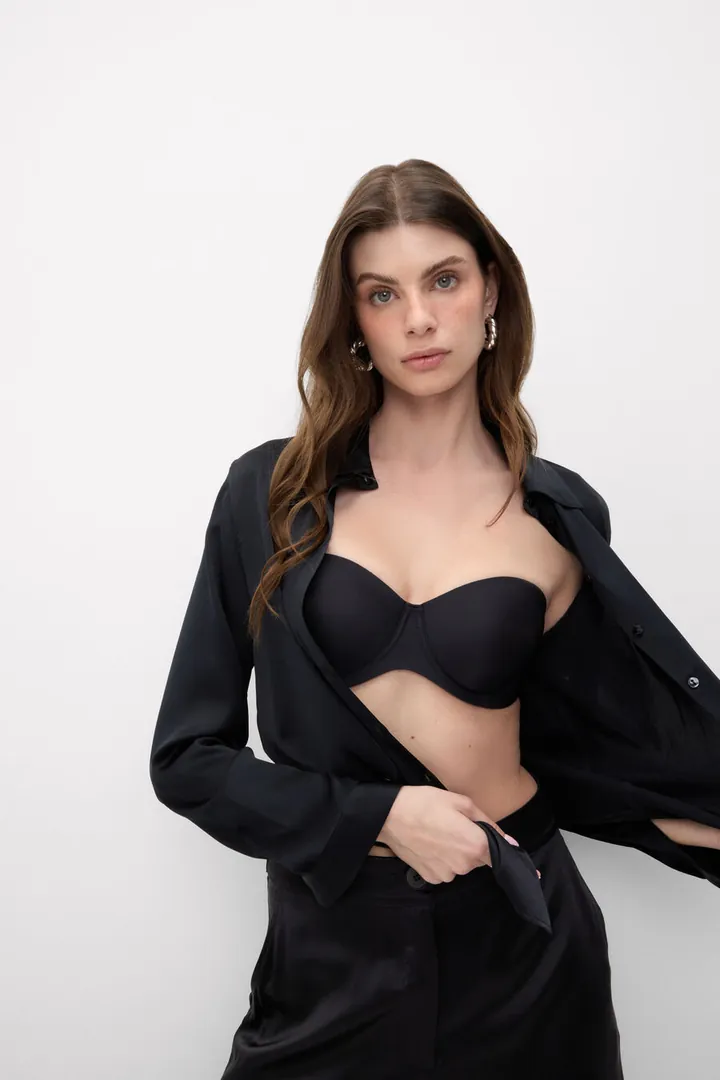Intimissimi Sujetador Bandeau Giada de Microfibra Mujer Natural Tamaño 100B
