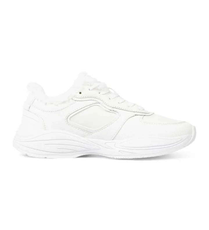 Tommy Hilfiger para mujer. FW0FW08125 Zapatillas Winter blanco (37), Piel, Plano, Cordones, Casual
