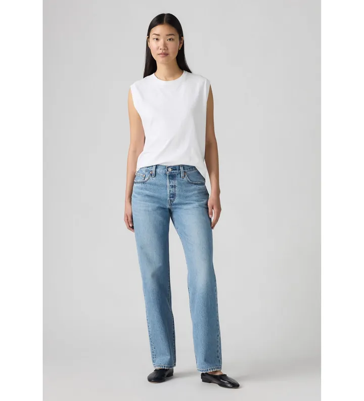 Levi's para mujer. A1959-0106 Jeans 501 '90s azul (25/30), Casual, Algodón, Denim